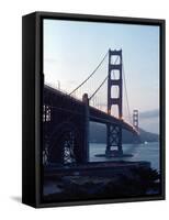 Golden Gate Bridge at Dusk-Eric Risberg-Framed Stretched Canvas