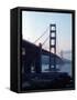 Golden Gate Bridge at Dusk-Eric Risberg-Framed Stretched Canvas