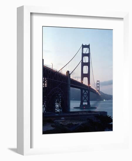 Golden Gate Bridge at Dusk-Eric Risberg-Framed Photographic Print