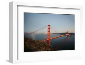 Golden Gate Bridge at Evening. San Francisco, USA-TEA-Framed Photographic Print