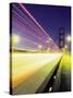 Golden Gate Bridge at Night, San Francisco, California-Mark Gibson-Stretched Canvas