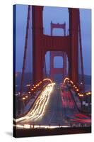 Golden Gate Bridge at Night, San Francisco, California-Anna Miller-Stretched Canvas