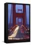 Golden Gate Bridge at Night, San Francisco, California-Anna Miller-Framed Stretched Canvas