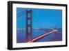 Golden Gate Bridge at Night, San Francisco, California-null-Framed Art Print