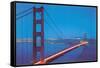 Golden Gate Bridge at Night, San Francisco, California-null-Framed Stretched Canvas