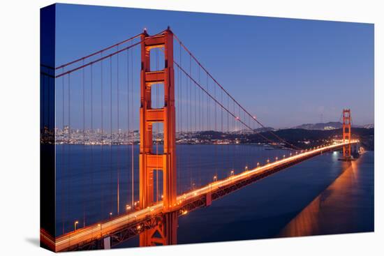 Golden Gate Bridge at Night. San Francisco, USA-TEA-Stretched Canvas