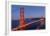 Golden Gate Bridge at Night. San Francisco, USA-TEA-Framed Photographic Print