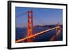 Golden Gate Bridge at Night. San Francisco, USA-TEA-Framed Photographic Print