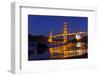 Golden Gate Bridge at Night, San Francisco-sborisov-Framed Photographic Print