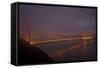 Golden Gate Bridge at Night-Darrell Gulin-Framed Stretched Canvas