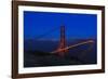 Golden Gate bridge at Night-Galloimages Online-Framed Photographic Print