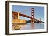 Golden Gate Bridge at sunrise, San Francisco Bay, California-Markus Lange-Framed Photographic Print