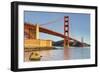 Golden Gate Bridge at sunrise, San Francisco Bay, California-Markus Lange-Framed Photographic Print