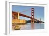 Golden Gate Bridge at sunrise, San Francisco Bay, California-Markus Lange-Framed Photographic Print