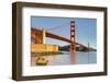 Golden Gate Bridge at sunrise, San Francisco Bay, California-Markus Lange-Framed Photographic Print