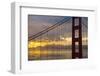 Golden Gate Bridge at Sunrise, San Francisco, California, United States of America, North America-Stuart Black-Framed Photographic Print