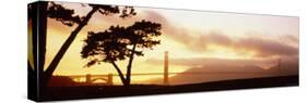 Golden Gate Bridge at Sunset, San Francisco, California, USA-null-Stretched Canvas