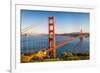 Golden Gate Bridge at Sunset, Sun Francisco-sborisov-Framed Photographic Print