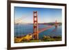 Golden Gate Bridge at Sunset, Sun Francisco-sborisov-Framed Photographic Print