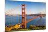 Golden Gate Bridge at Sunset, Sun Francisco-sborisov-Mounted Photographic Print