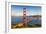 Golden Gate Bridge at Sunset, Sun Francisco-sborisov-Framed Photographic Print