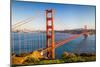 Golden Gate Bridge at Sunset, Sun Francisco-sborisov-Mounted Photographic Print