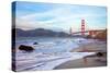 Golden Gate Bridge at Sunset-nstanev-Stretched Canvas