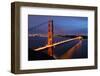 Golden Gate Bridge at Sunset-Xof711-Framed Photographic Print