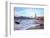 Golden Gate Bridge at Sunset-nstanev-Framed Photographic Print