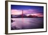 Golden Gate Bridge at Sunset-Philippe Sainte-Laudy-Framed Photographic Print