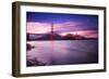 Golden Gate Bridge at Sunset-Philippe Sainte-Laudy-Framed Photographic Print