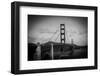 Golden Gate Bridge B&W-caseyandjoanna-Framed Photographic Print