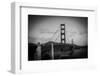 Golden Gate Bridge B&W-caseyandjoanna-Framed Photographic Print