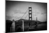 Golden Gate Bridge B&W-caseyandjoanna-Mounted Photographic Print