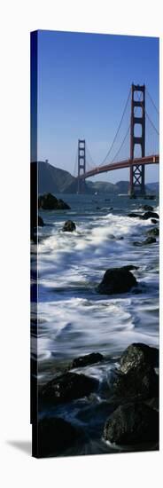 Golden Gate Bridge, Baker Beach, San Francisco, California, USA-null-Stretched Canvas