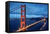 Golden Gate Bridge, Blue Hour-prochasson-Framed Stretched Canvas