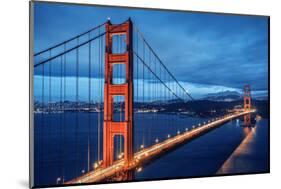 Golden Gate Bridge, Blue Hour-prochasson-Mounted Photographic Print