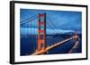 Golden Gate Bridge, Blue Hour-prochasson-Framed Photographic Print