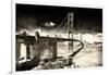 Golden Gate Bridge BW-Philippe Hugonnard-Framed Giclee Print