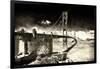 Golden Gate Bridge BW-Philippe Hugonnard-Framed Giclee Print