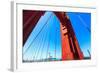 Golden Gate Bridge Detail in San Francisco California USA-holbox-Framed Photographic Print