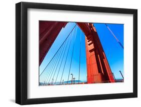 Golden Gate Bridge Detail in San Francisco California USA-holbox-Framed Photographic Print