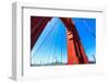 Golden Gate Bridge Detail in San Francisco California USA-holbox-Framed Photographic Print