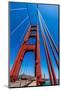 Golden Gate Bridge Details in San Francisco California USA-holbox-Mounted Photographic Print