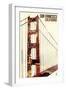 Golden Gate Bridge Double Exposure - San Francisco, CA-Lantern Press-Framed Art Print