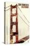 Golden Gate Bridge Double Exposure - San Francisco, CA-Lantern Press-Stretched Canvas