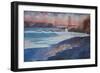 Golden Gate Bridge during Sunset-Markus Bleichner-Framed Premium Giclee Print