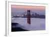 Golden Gate Bridge, Fog, San Francisco, California-Marco Isler-Framed Photographic Print