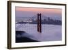 Golden Gate Bridge, Fog, San Francisco, California-Marco Isler-Framed Photographic Print