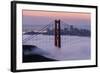 Golden Gate Bridge, Fog, San Francisco, California-Marco Isler-Framed Photographic Print